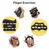 Picture of GRM Hand Grip Strengthener Counting Forearm Trainer Workout Kit, 11-132Lbs Adjustable Resistance Grip Strength Trainer, Finger Exerciser, Finger Stretcher, Grip Ring, Stress Relief Grip Ball