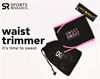 Picture of Sweet Sweat Premium Waist Trimmer (Pink Logo) for Men & Women ~ Includes Free Sample of Sweet Sweat Gel! (Medium: 8" x 41" Length)