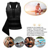 Picture of Slimerence Hot Sweat Vest Waist Trainer Corset for Weight Loss Neoprene Sauna Suit Top Vest with Adjustable Waist Trimmer Belt for Women