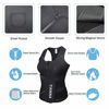 Picture of YIANNA Sweat Sauna Vest for Women Neoprene Tank Top Waist Trainer Corset Fitness Weight Loss Body Shaper Plus size, YA8012-Black-New-5XL