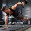 Picture of Goldenstarsport Workout Sweat Vest for Men Waist Trainer Vest for Enhanced Neoprene Sauna Vest for Men Weight Loss Effect - Unique Double Zipper System (X-Large, Black Body Shaper for Men)