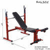 Picture of Body-Solid Best Fitness BFOB10 Adjustable Olympic Folding Weight Bench for Home Gym