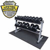 Picture of Body-Solid GDR60 2-Tier Horizontal Dumbbell Weight Storage Rack